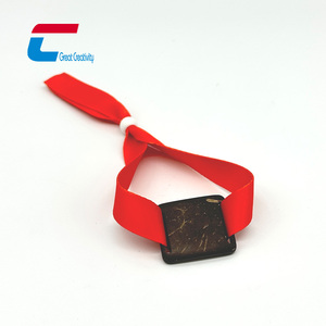 Bracelet de poignet en tissu avec capteur RFID intelligent personnalisé, carte, mini étiquette imperméable, billet électronique jetable - Product Image 1