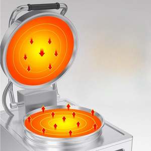 เครื่องทำเครปไฟฟ้าเคลือบสารกันติดแบบพาณิชย์ พร้อมซอสปรุงรสสำหรับทำแพนเค้กและเครปแบบพันชั้น - Product Image 6