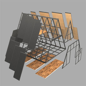 Maison préfabriquée en forme de triangle, conception de cabane en kit avec une bonne isolation <span class=keywords><strong>pour</strong></span> les solutions de projet et l'usage commercial - Product Image 2