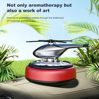 Rafraîchisseur d'air pour voiture à énergie solaire solide rotatif pour hélicoptère personnalisé, aromathérapie