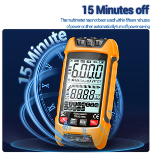 Akıllı dijital multimetre 6000 sayımları True RMS otomatik aralığı dijital multimetre AC DC gerilim akım direnci multimetre <span class=keywords><strong>Tester</strong></span> - Product Image 6