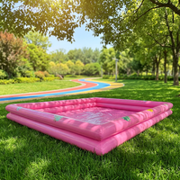Nouvelle piscine gonflable légère en PVC de couleur personnalisée, parc aquatique pour enfants, piscine à sable, piscine à bulles, jouets aquatiques CE