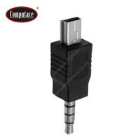 Vente directe usine – Adaptateur secteur 3,5 mm DC, Micro USB mâle, courant nominal 2A 5V, en laiton nickelé, 4 pôles, Computace ZSA5029