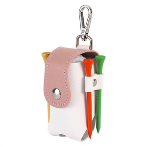 Portable Mini <b>Golf</b> Ball Bag Outside Waist Hanging Keychain Colored Small Waist Bags for Husband Sport Accessories - Product Image 4
