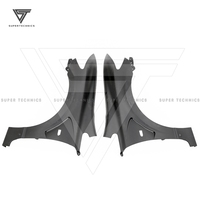 Aile avant pour Honda Civic Fd2 2006-2010, adaptation au style JS, fibre de verre / fibre de carbone, personnalisée