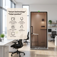 Cabine de réunion acoustique portable insonorisée pour bureau à prix de gros