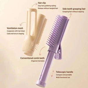 Pinza para el pelo con efecto voluminizador para la raíz, herramienta de peinado retráctil 2 en 1, rizador de pelo, rulo para el pelo, herramientas de peinado, peine - Product Image 4