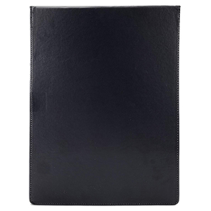 Menú de restaurante al por mayor, de una sola página, en cuero negro con clip y soporte para bolígrafo, para cócteles. - Product Image 3