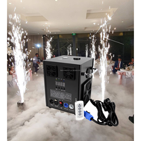 Machine à effets spéciaux de feux d'artifice électroniques 600W avec télécommande, piles AAA, pour scène, bar, célébration d'ouverture, projection vers le haut/vers le bas