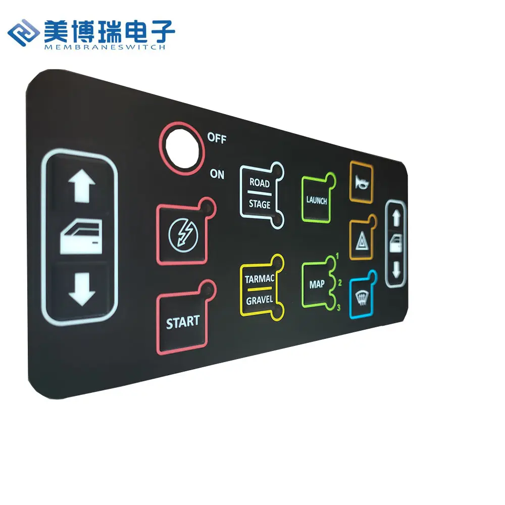 China wholesale LGF backlight membrane switch keypad