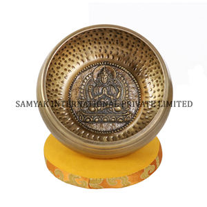 ชามโยคะและทำสมาธิแบบทิเบตทำด้วยมือลูกเต๋า chyangrashi บำบัดด้วยเสียงและของที่ระลึกในรูปแบบทางศาสนา - Product Image 3