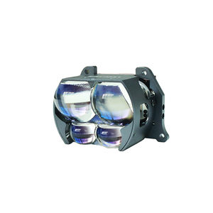 Projecteur LED à double faisceau avec lentille carrée à quatre lentilles, 6000K, 8000 lumens, haute luminosité, ajustement universel, automatique - Product Image 1