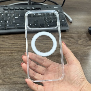 Gscase Mới Đến Cứng Nhựa Trong Suốt Acrylic Rõ Ràng Di Động Trường Hợp Đối Với <span class=keywords><strong>iPhone</strong></span> 17 Pro 17 Không Khí 17 Pro Max Từ Trường Hợp Điện Thoại - Product Image 3