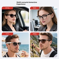 Lunettes de soleil intelligentes polarisées tendance 2026 avec traduction IA, haut-parleurs open-ear Bluetooth, étanches IPX-5, chargeur magnétique, pour hommes et femmes