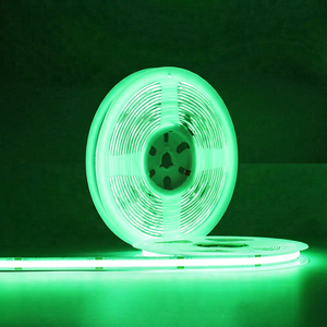 ไฟ LED แบบ COB ขนาด 8 มม. ความกว้าง 12V 24V แถบไฟแบบยืดหยุ่น แรงดันต่ำ ติดตั้งง่ายด้วยกาวในตัว สำหรับตู้เสื้อผ้า ตู้โชว์ ขายส่ง - Product Image 1
