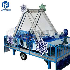 Intérieur/Extérieur Enfants Mini Pirates Navire Amusement Manèges Neige Glace Thème Durable Métal à vendre - Product Image 6