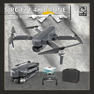 Drone <span class=keywords><strong>SJRC</strong></span> <span class=keywords><strong>F11</strong></span> 4K PRO pour débutants, caméra HD, cardan, photographie aérienne sans balais, WIFI FPV GPS, quadricoptère pliable RC, 26 minutes - Product Image 2