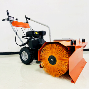 آلة تنظيف الطرق الشتوية تعمل بالبنزين مع فرشاة دوارة لكنس الثلوج - Product Image 3