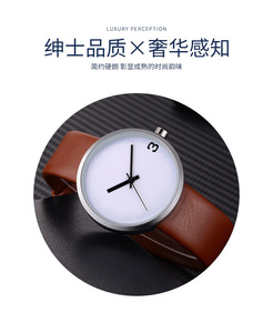 Nuevo producto Reloj elegante para hombre con logo personalizado, reloj de cuarzo informal, impermeable y minimalista para hombre - Product Image 6
