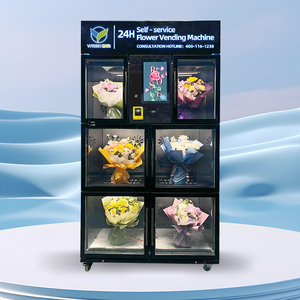 มีสินค้าพร้อมจำหน่ายตลอด 24 ชั่วโมง เครื่องขายดอกไม้ดิจิทัลแบบหยอดเหรียญ 6 ช่องสำหรับสถานีบริการ - Product Image 5