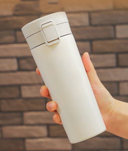 Gobelet à café portable 380 ml 500 ml, doublure en acier inoxydable 304, coque extérieure en PP 201, couvercle rabattable, tasse isotherme de voyage, logo personnalisé - Product Image 2