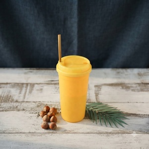 Vaso de Plástico PP Personalizado con Tapa, Precio de Fábrica de Alta Calidad para Bebidas para Llevar, Té con Leche, Jugo, Café y Bebidas Frías - Product Image 1