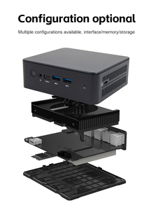 AMDryzen-7 7430 Mini PC raizen 7 mini máy tính RAM 64G DDR4 1TB pcie4 2 LAN Máy tính chơi Game Mini PC - Product Image 4