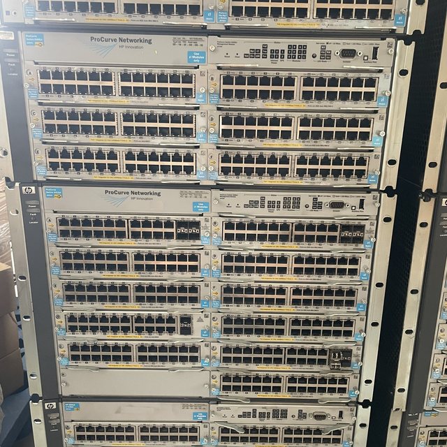 For HP J8697A J8698A Chassis with Engine J8726A and Switch-Module VLAN Support 10 Gbps/1 Gbps Transmission Rate