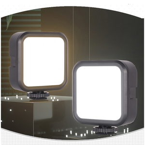3 colores RGB colorido batería construir en iluminación fotográfica Cámara Flash luz Vlog Kit <span class=keywords><strong>Aro</strong></span> Led Video trípode luces compactas - Product Image 3