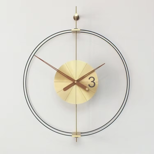 <span class=keywords><strong>Horloge</strong></span> murale espagnole moderne simple mode 12 échelles minimaliste haute sensibilité pour salon <span class=keywords><strong>horloge</strong></span> murale décorative - Product Image 2
