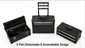 Modern Metal Tool <strong>Cabinets</strong> 5 Drawers Adjustable Height Heavy-Duty Mechanical Storage Workshop OEM Customizable <strong>Keyed</strong> <strong>Locking</strong> - Product Image 4
