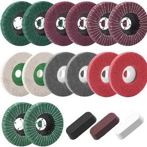 Pasta de cera para pulir metales en verde, blanco, rojo, morado y amarillo para pulido de joyas con acabado espejo en acero inoxidable. - Product Image 4