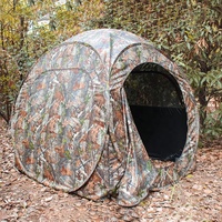 Chasse Aveugle 1-2 Personne, 270 Degrés Voir À Travers Pop up Stores Au Sol pour Cerfs et La Turquie Canard Chasse Chasse à L'arc Accessoires
