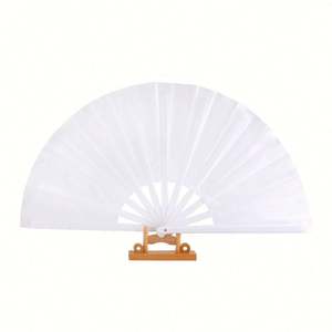 Abanico Plegable Grande de Bambú de 13 Pulgadas para Baile, con Sonido Fuerte, Impresión Personalizada de Logotipo, Pintado por Sublimación - Product Image 5