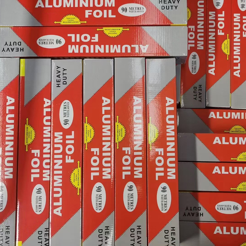 Hot Selling 8011 Coated Aluminum Coils Household Food Grade Heavy Duty Aluminum Foil Roll for Kitchen Use