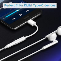 Adaptateur Écouteurs Jack 3,5 MM USB-C de Haute Qualité, Câble Audio AUX USB-C vers Casque 3,5 mm pour iPhone 15 et Samsung