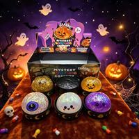 Nouveau jouet compressible en plastique, doux et mignon, à thème Halloween, en forme de pain fantôme/gelée, adapté aux enfants de 14 ans et plus