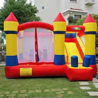 Tempat Tinggal Inflatable Jumping Puri Bouncy Rumah untuk Anak-anak Moonwalk