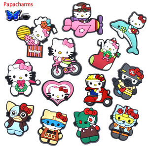 10pcs Sanrio Charms for Jewelry Making Hello Kitty My Melody Kuromi  Kuromilawi Cartoon DIY Pendant Wholesale Supplies