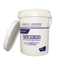 Seau à peinture personnalisé en PP de 1 à 4 gallons 9LF-1 pour le stockage de peinture au latex, de mastic et de matières premières de revêtement