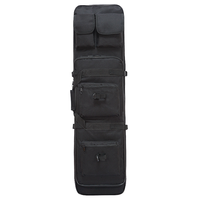 Double Long 120CM Sac à dos tactique pour la chasse en plein air avec sangle de transport Accessoire pour sac à pistolet