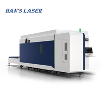 Mesin Pemotong Laser Fiber CNC Han's Laser 3000w untuk Besi/ Baja Tahan Karat/ Aluminium/ Tembaga, Harga untuk Lembaran