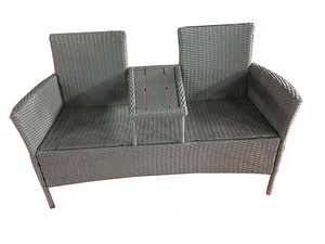 Popular Outdoor Table Chair <strong>Garden</strong> Furniture 2 Seater Rattan <strong>Garden</strong> <strong>Loveseat</strong> <strong>for</strong> Leisure - Product Image 3