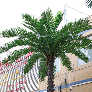 Bán Sỉ Cây Cọ Nhân Tạo Ngày Lớn Thủ Công Chống Cháy Cây Nhân Tạo Cây Cọ Ngày Hoàng Yến Nhân Tạo - Product Image 2