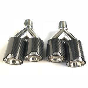 1 Paar Dual Carbon Fiber Uitlaatpijp Demper Tip Voor Bmw <span class=keywords><strong>M</strong></span> P Uitlaatpijp M2 F87 M3 F80 M4 F82 F83 M5 F10 M6 F12 F13 - Product Image 3
