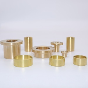 Cnc Custom Brass Oilless Bearings Self Lubricating Bronze Bushing 50mm Max Diameter 100mm Length Sliding Bearing Parts - Product Image 1