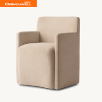 Table à manger rectangulaire en chêne massif minimaliste et durable avec chaises confortables pour appartements, hôtels, restaurants et maisons