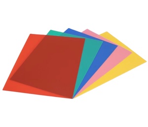Lembaran Plastik <span class=keywords><strong>PP</strong></span> untuk Alat Tulis Transparan / Berwarna Lembaran Polipropilena Buram Ketebalan 0.5-3mm - Product Image 1
