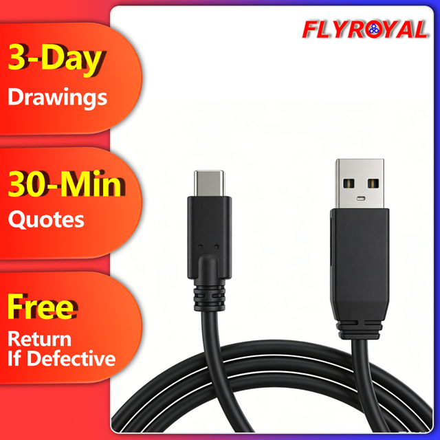 USB Type-C Cable USB-C Male to USB- B 3.0 Male Cable Fast Charging Cable