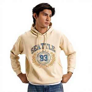 เสื้อฮู้ดซิป ¼ ซิป ผ้าฝ้ายฟลีซ สีพื้น ทรงปกติ สำหรับฤดูหนาว รับสกรีนโลโก้ - Product Image 4